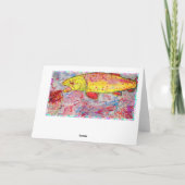 Carte joyeux anniversaire et poisson toute la journée (Dos)