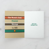 Carte Joyeux anniversaire Extraordinaire Nephew brun et  (Intérieur)