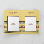 Carte Joyeux anniversaire extraordinaire Stepbrother jau (Intérieur)