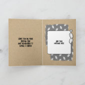 Carte Joyeux anniversaire fabuleuse belle-soeur gris pho (Intérieur)