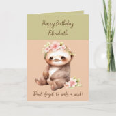 Carte Joyeux anniversaire faire un voeu ajouter le nom v (Devant)