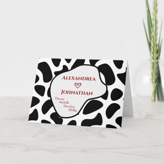 Carte Joyeux Anniversaire Famille Amis Moderne Personnal (Devant)