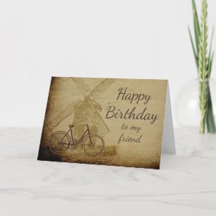 Carte Joyeux anniversaire Favori néerlandais personne Am