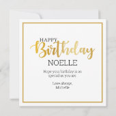 Carte Joyeux anniversaire ! Femmes noires, soeurs amies (Dos)