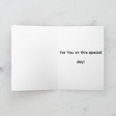 Carte Joyeux Anniversaire Fête Piscine Plongeon de Chiot (Intérieur)