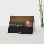 Carte Joyeux anniversaire ! Feux d'artifice de Kansas (Dos)