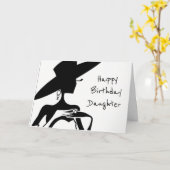 CARTE JOYEUX ANNIVERSAIRE ***FILLE*** (Fleur jaune)