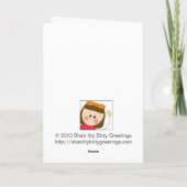 Carte joyeux anniversaire (fille) (Dos)