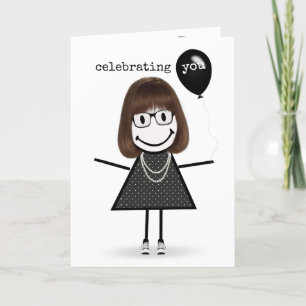 Carte Joyeux Anniversaire Fille Bonhomme Allumette avec 