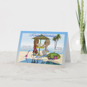 Carte Joyeux Anniversaire Fille Moonies Cutie Pie Beach 