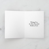 Carte Joyeux Anniversaire Fille | Thème Cheval (Intérieur)
