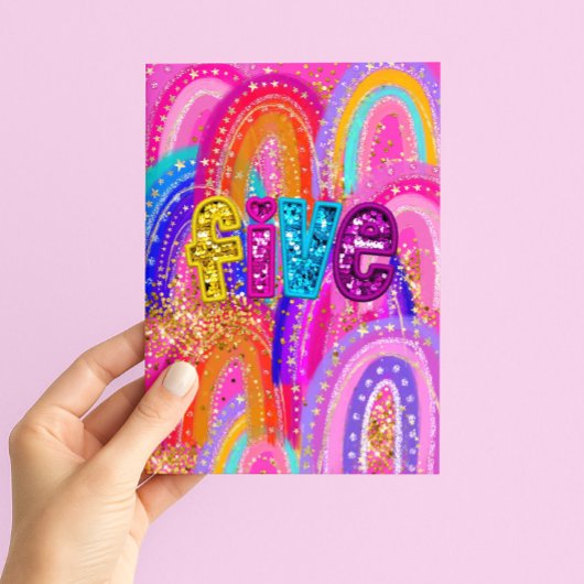 Carte Joyeux Anniversaire Filles 5 Ans
