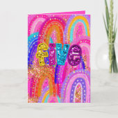 Carte Joyeux Anniversaire Filles 5 Ans (Devant)