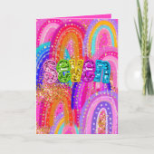 Carte Joyeux Anniversaire Filles 7 Ans (Devant)