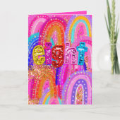 Carte Joyeux Anniversaire Filles 8 Ans (Devant)