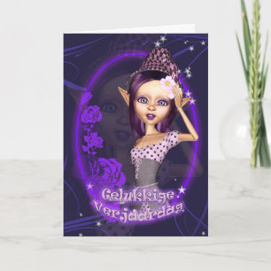 Carte Joyeux anniversaire, Flemish - Dutch Birthday Car