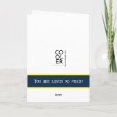 Carte Joyeux Anniversaire Fleurs Bleues (Dos)