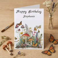 Joyeux Anniversaire Fleurs de Champignon Conte de 
