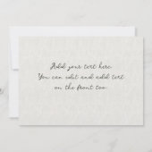 Carte Joyeux anniversaire ! Fleurs Roses Gros Belles (Dos)