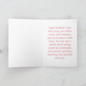 Carte Joyeux Anniversaire Floral (Intérieur)