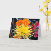 Carte Joyeux anniversaire Floral Bliss (Fleur jaune)