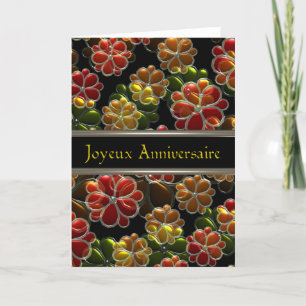 Carte Joyeux anniversaire French Birthday Valxart-Gloss
