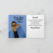 Carte Joyeux Anniversaire Frère Africain American Card (Intérieur)