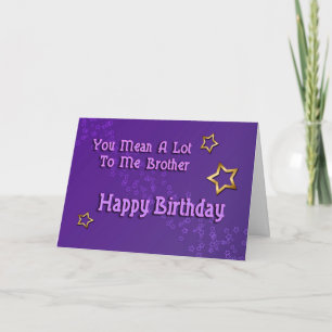 Carte Joyeux Anniversaire Frère (anniversaire)