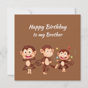 Carte Joyeux Anniversaire Frère Célébrer Comme Vous Voul