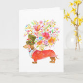 Carte Joyeux anniversaire ! From Your Loyal (Fleur jaune)