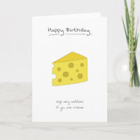 Joyeux Anniversaire - Fromage