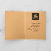 Carte Joyeux Anniversaire Funny AMI Animal d'écureuil ro (Intérieur)