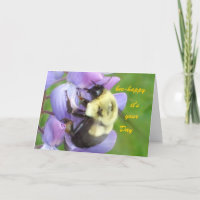 Joyeux anniversaire - gaffez l'abeille