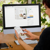 Carte Joyeux Anniversaire Gâteau au Chocolat Aquarelle