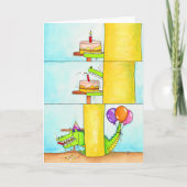Carte Joyeux Anniversaire Gator (Devant)