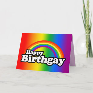 Carte Joyeux Anniversaire Gay