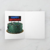 Carte Joyeux anniversaire, Geek (Intérieur)