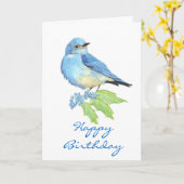 Carte Joyeux anniversaire général (Fleur jaune)