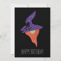Joyeux Anniversaire Gnome Halloween Mignon Araigné