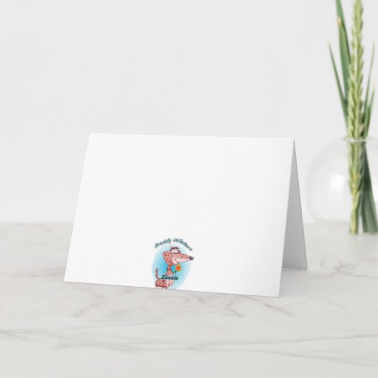 Carte Joyeux anniversaire Go Nuts (Dos)