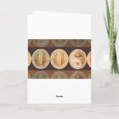 Carte Joyeux anniversaire - Golden Flame Coins 2010 (Dos)