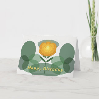 Carte Joyeux Anniversaire Golden Ross