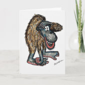 Carte Joyeux Anniversaire Gorilla (Devant)
