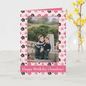 Carte Joyeux anniversaire grand-Carte photo (Fleur jaune)