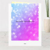 Carte Joyeux anniversaire grand-fille design de la fée (Dos)