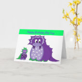 Carte Joyeux Anniversaire Grand Gaillard (Fleur jaune)