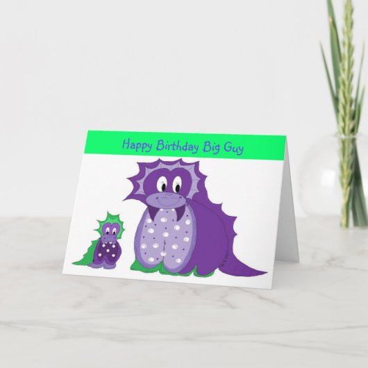 Carte Joyeux Anniversaire Grand Gaillard (Devant)