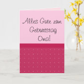 Carte Joyeux anniversaire, grand-mère (Fleur jaune)