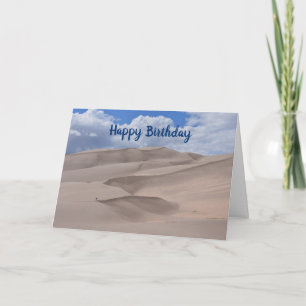 Carte Joyeux Anniversaire, Great Sand Dunes, Colorado