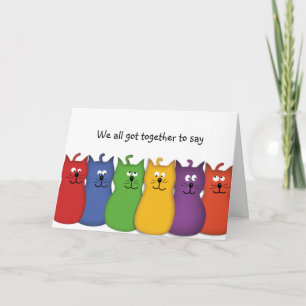 Carte Joyeux Anniversaire Groupe Meilleurs Vœux Prompt r
